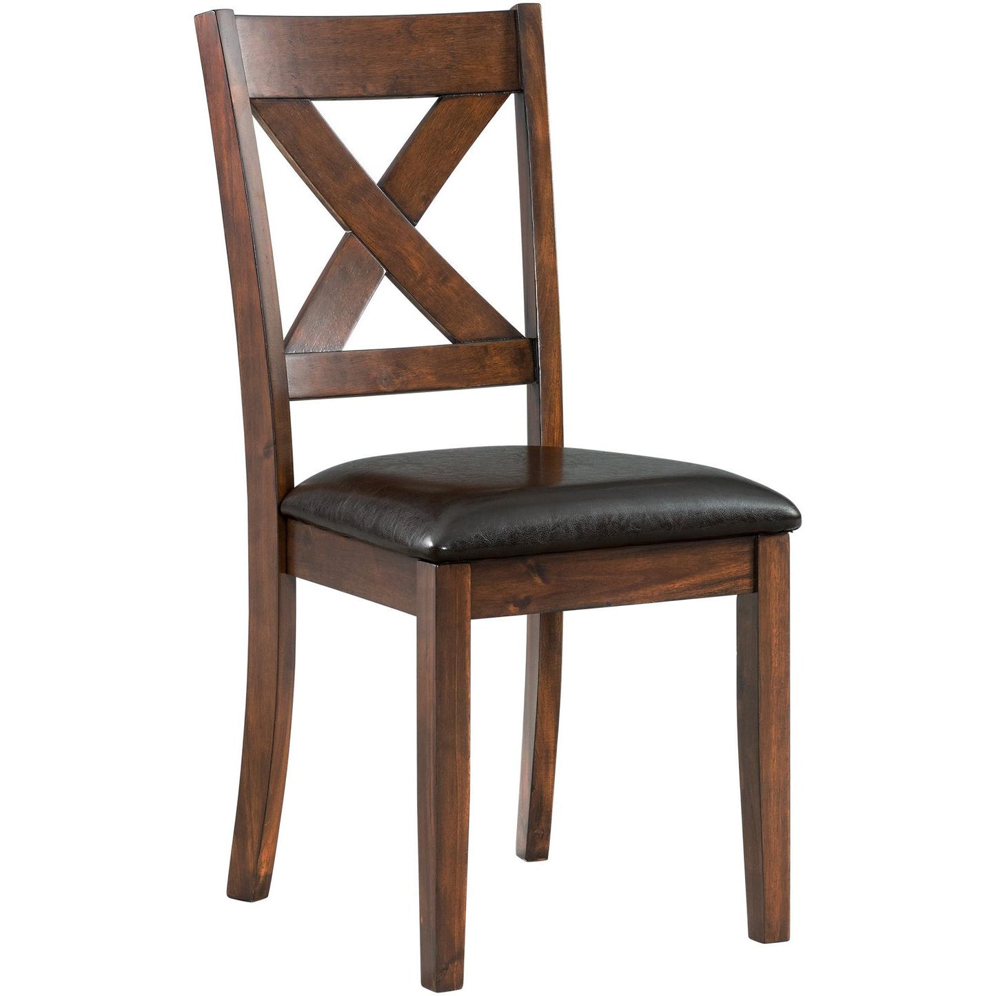 Elements International Alex Dining Side Chair - Espresso - American Furniture of Slidell