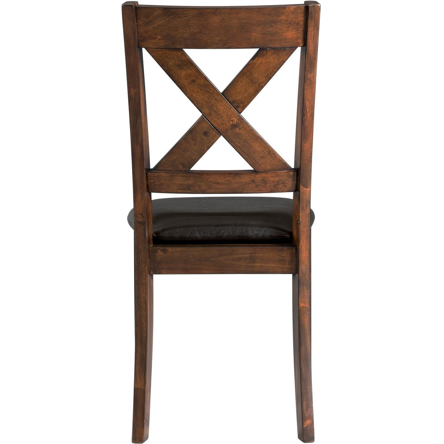 Elements International Alex Dining Side Chair - Espresso - American Furniture of Slidell