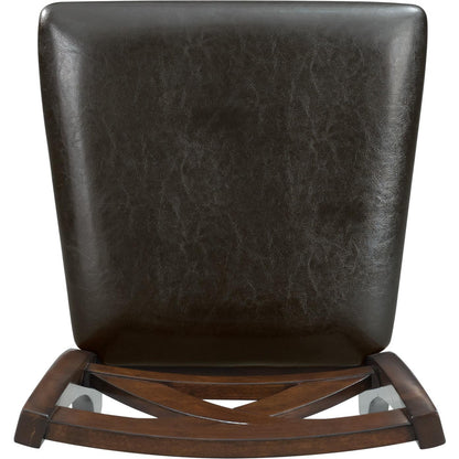 Elements International Alex Dining Side Chair - Espresso - American Furniture of Slidell