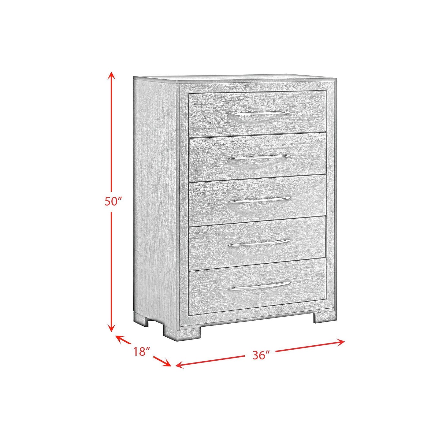 Elements International Allan B - 3410 - 8 - CH 5 - Drawer Chest - American Furniture of Slidell