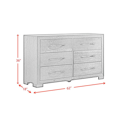 Elements International Allan B - 3410 - 8 - DR 6 - Drawer Dresser - American Furniture of Slidell