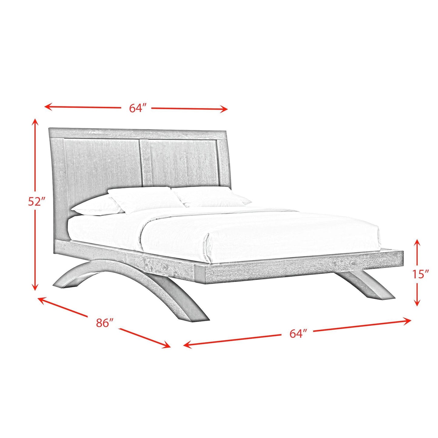 Elements International Allan B - 3410 - 8 - FB Full Bed - American Furniture of Slidell