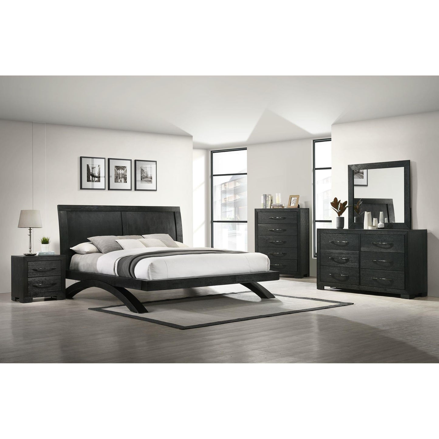 Elements International Allan B - 3410 - 8 - KB King Bed - American Furniture of Slidell
