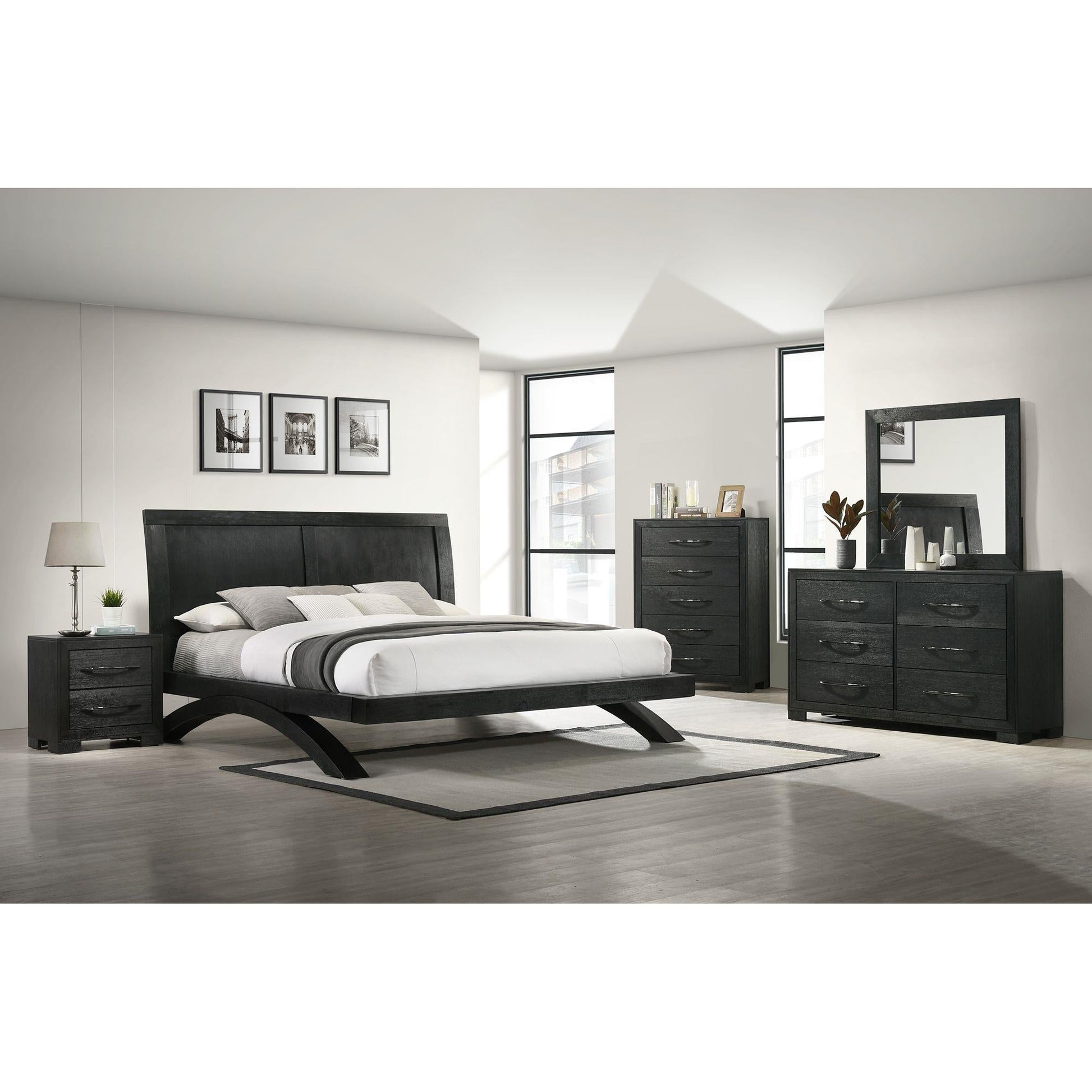 Elements International Allan B - 3410 - 8 - KB King Bed - American Furniture of Slidell