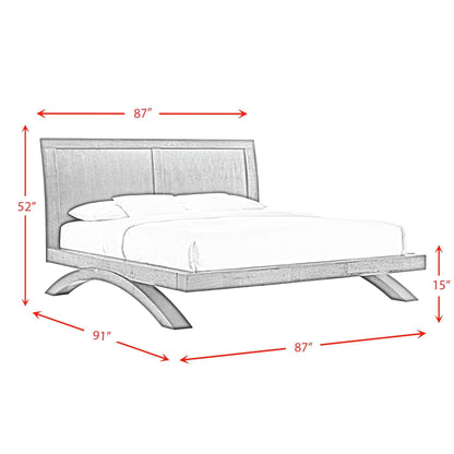 Elements International Allan B - 3410 - 8 - KB King Bed - American Furniture of Slidell