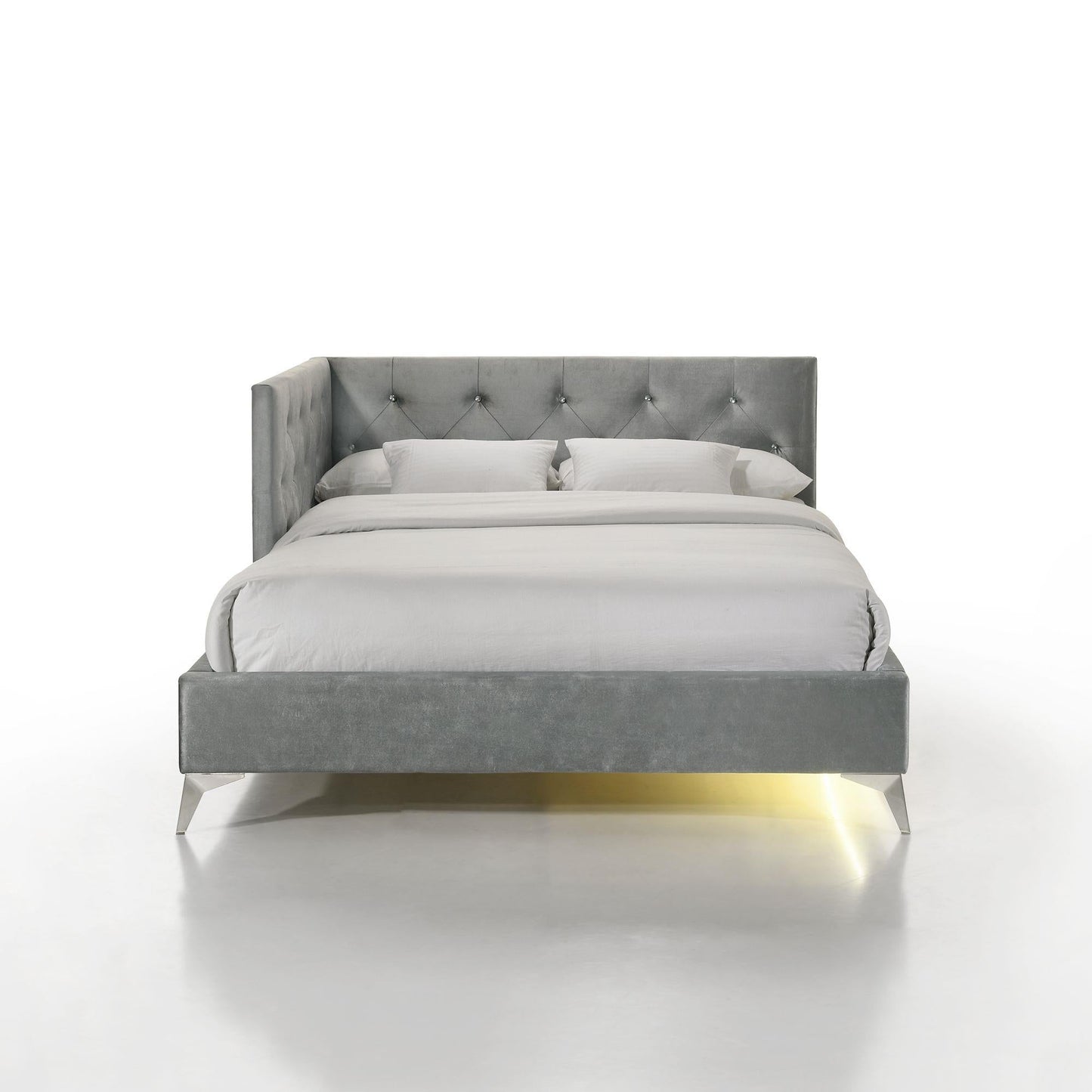 Elements International Amberley B - 480 - 3 - FCB Full Upholstered Corner Bed - American Furniture of Slidell