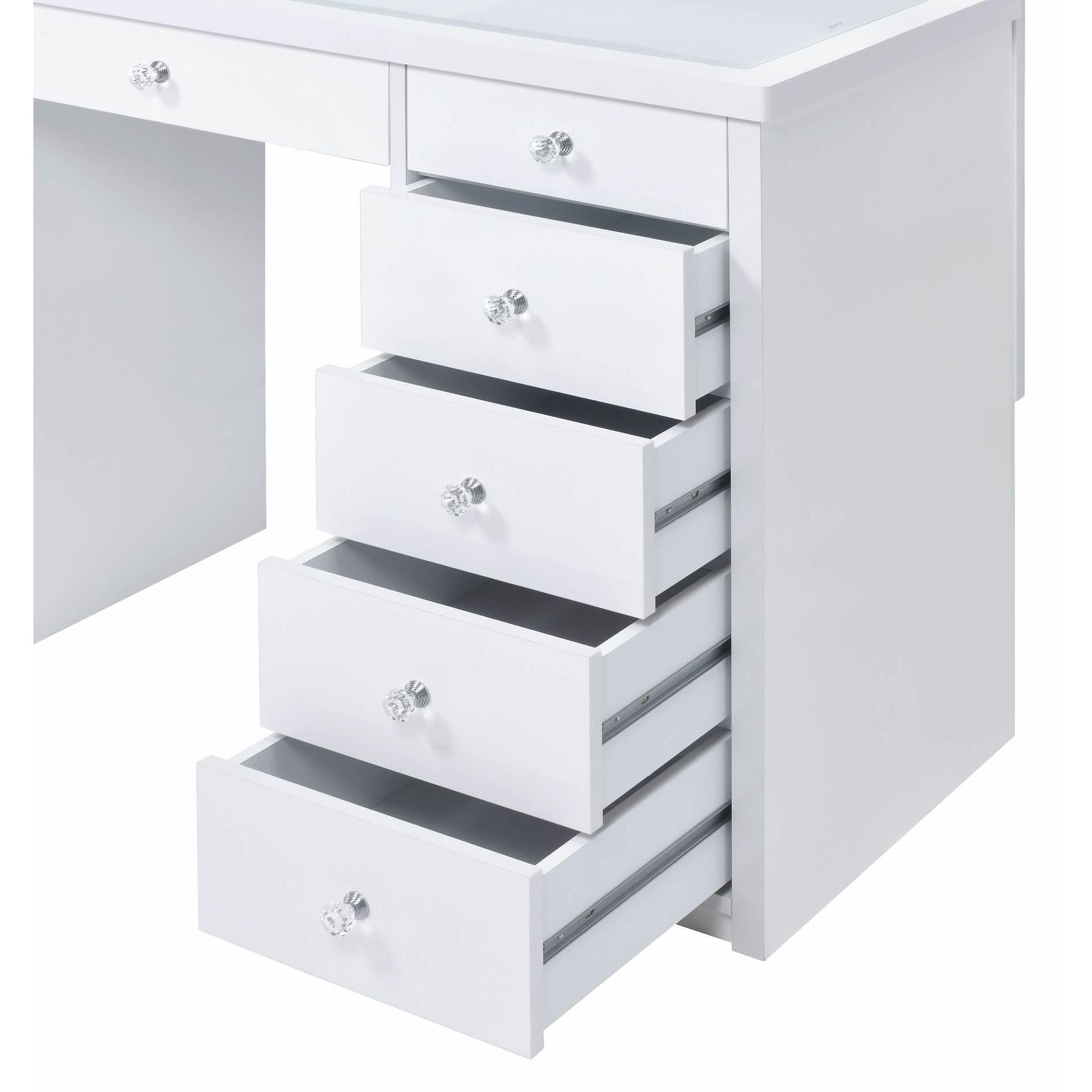 Elements International Amia Complete Vanity with Lightbulbs - American Furniture of Slidell