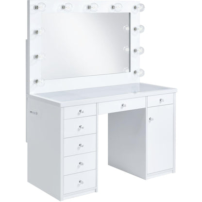 Elements International Amia Complete Vanity with Lightbulbs - American Furniture of Slidell