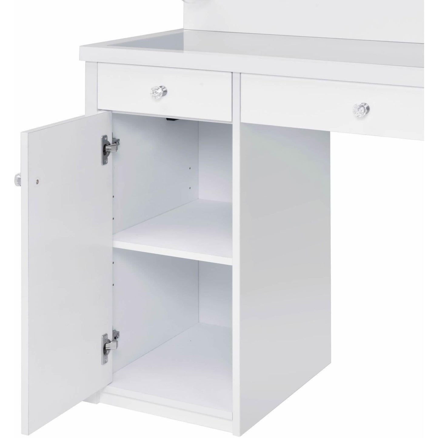 Elements International Amia Complete Vanity with Lightbulbs - American Furniture of Slidell