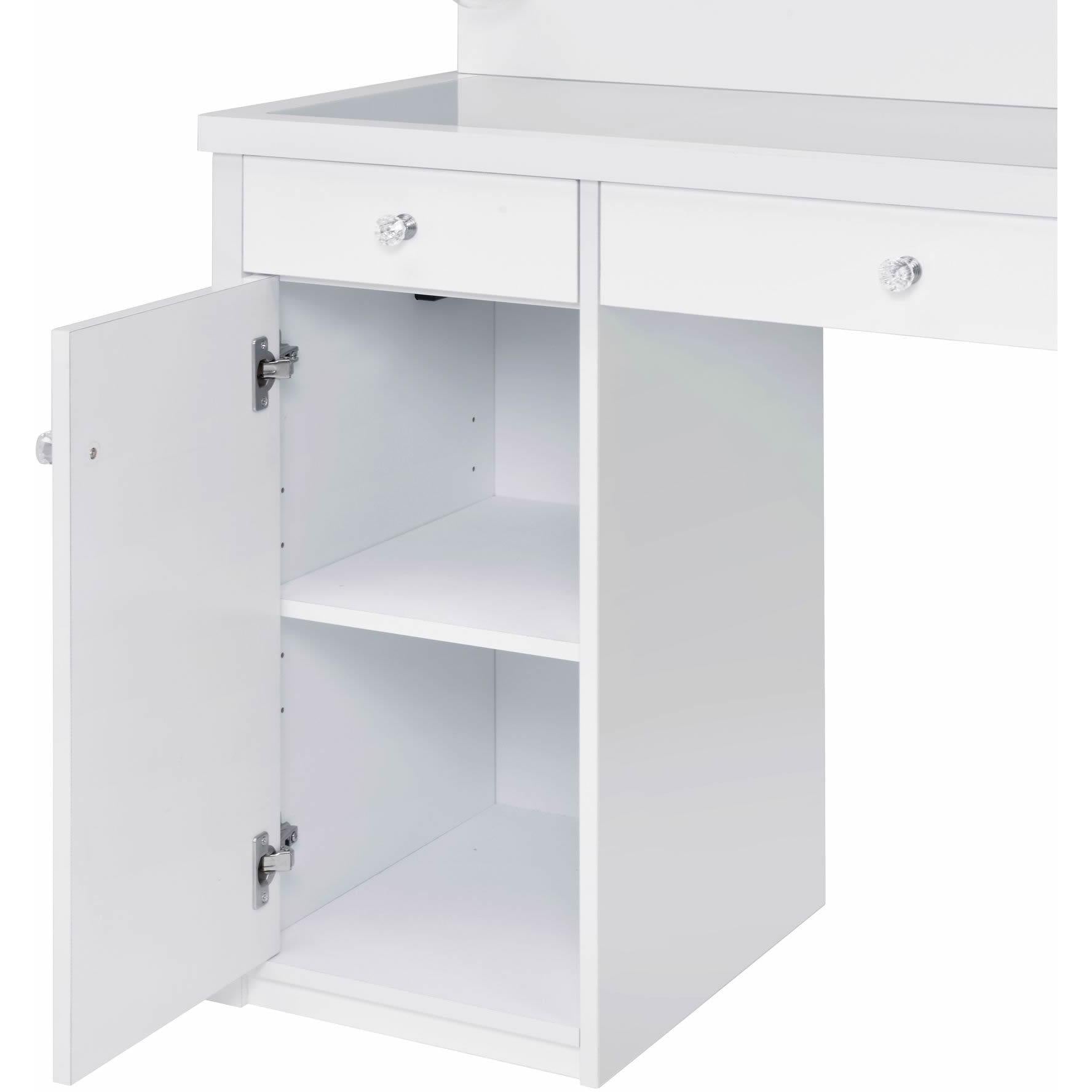 Elements International Amia Complete Vanity with Lightbulbs - American Furniture of Slidell