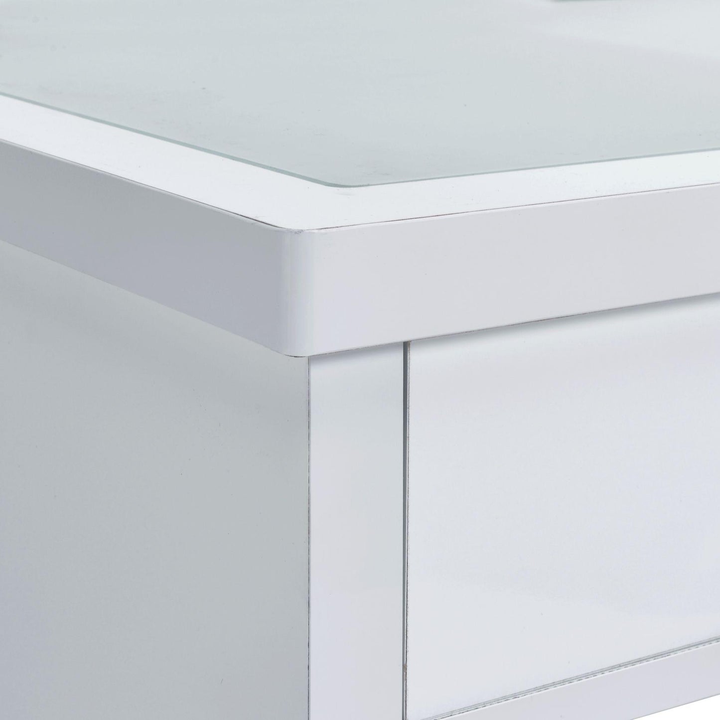 Elements International Ariana Complete Vanity with Lightbulbs - American Furniture of Slidell