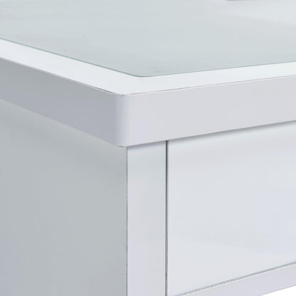 Elements International Ariana Complete Vanity with Lightbulbs - American Furniture of Slidell