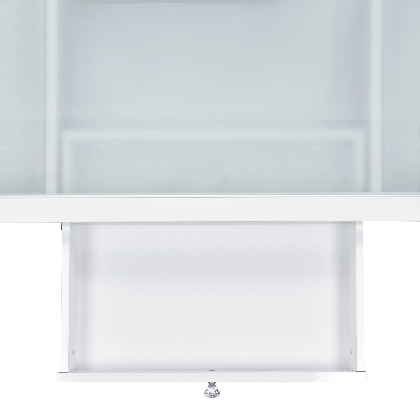 Elements International Ariana Complete Vanity with Lightbulbs - American Furniture of Slidell