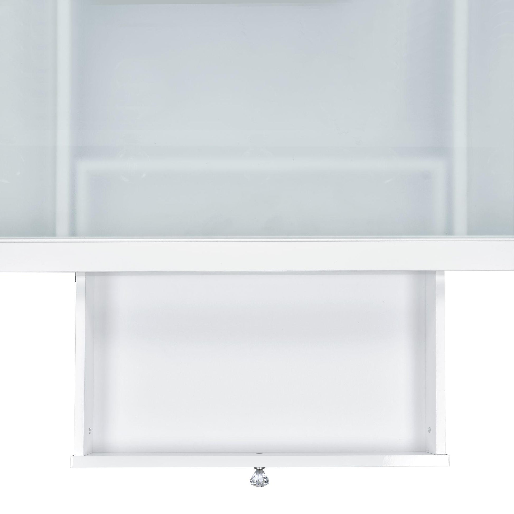 Elements International Ariana Complete Vanity with Lightbulbs - American Furniture of Slidell