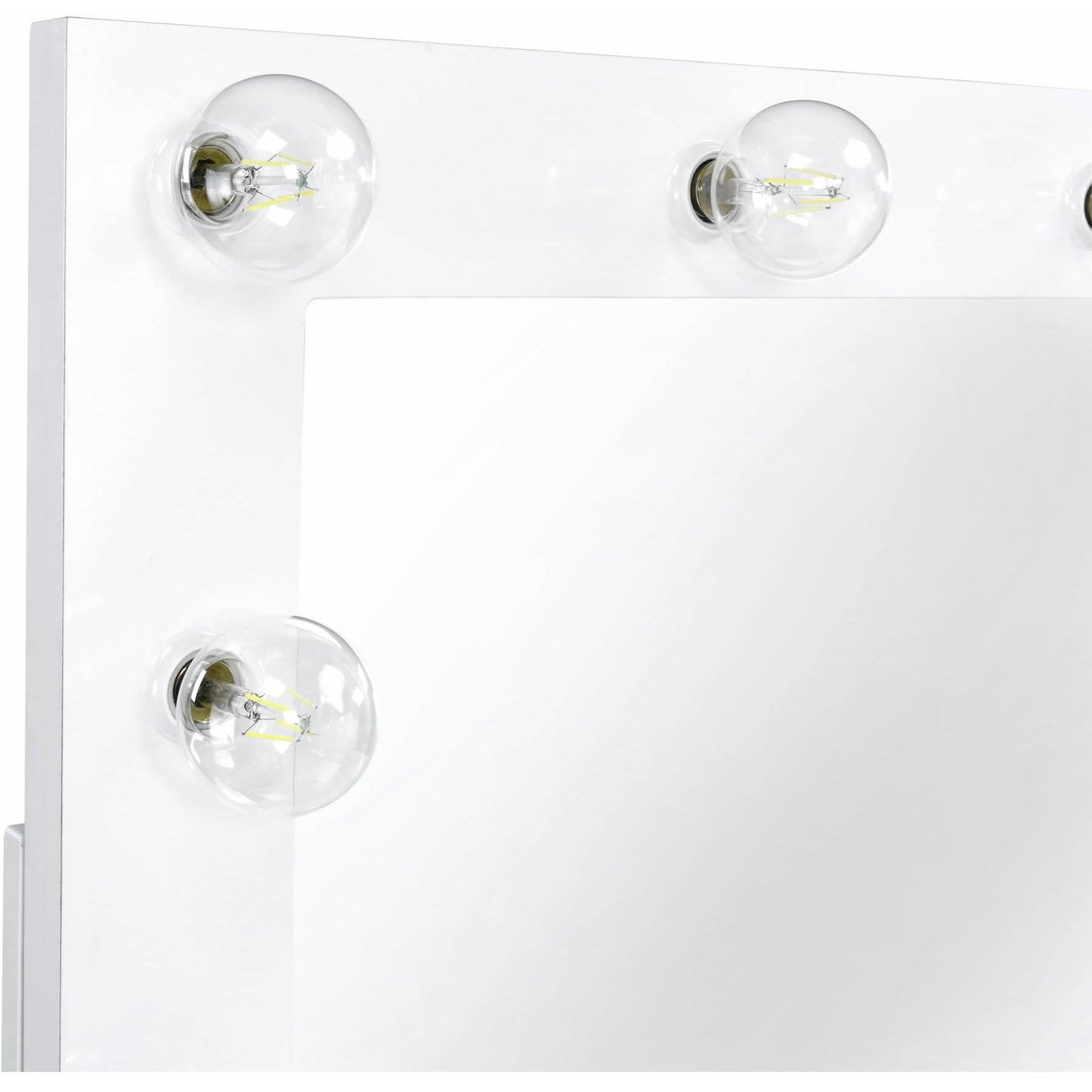 Elements International Ariana Complete Vanity with Lightbulbs - American Furniture of Slidell