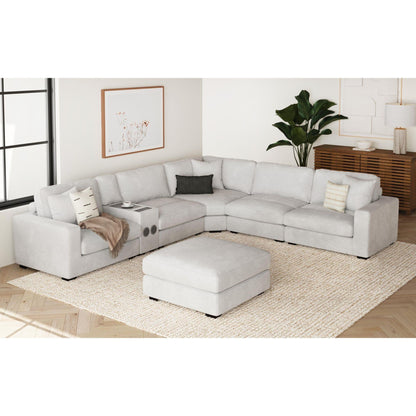 Elements International Arizona U - 8540 - 9443 - 000 Modular Ottoman - American Furniture of Slidell