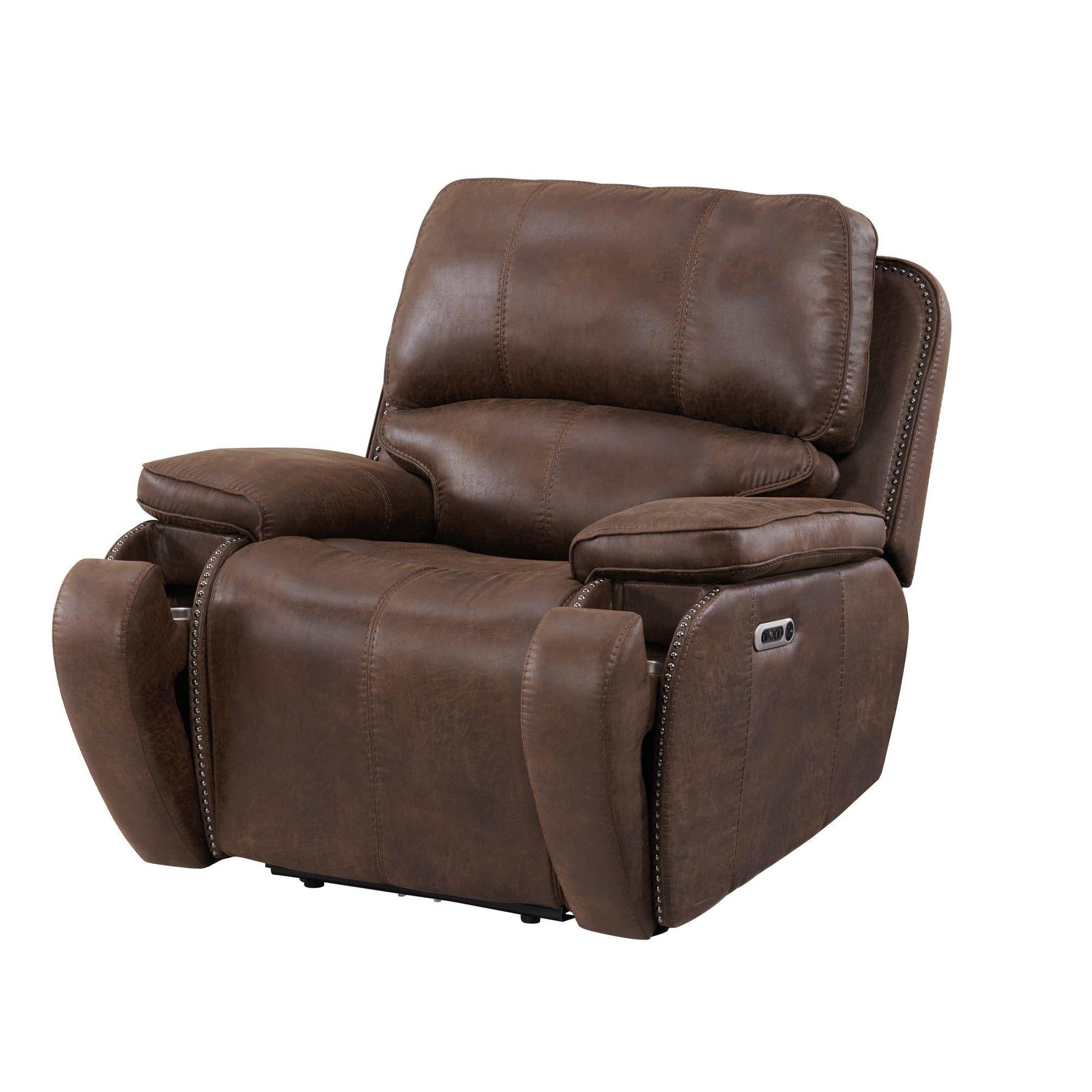 Elements International Atlantis U - 5230 - 8640 - 105PP Power Motion Recliner - American Furniture of Slidell