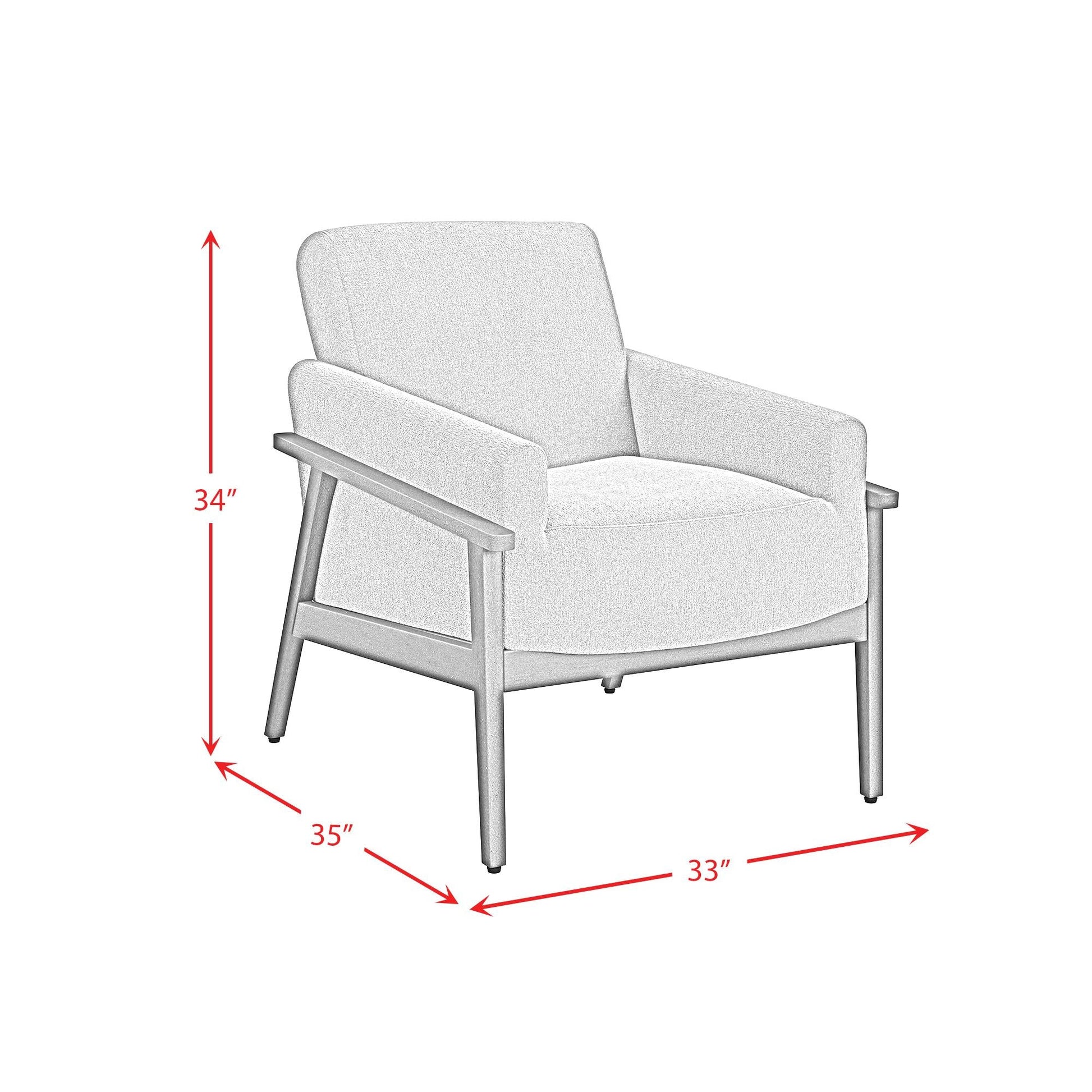 Elements International Ava U - 15340 - 11242 - 100 Chair - American Furniture of Slidell