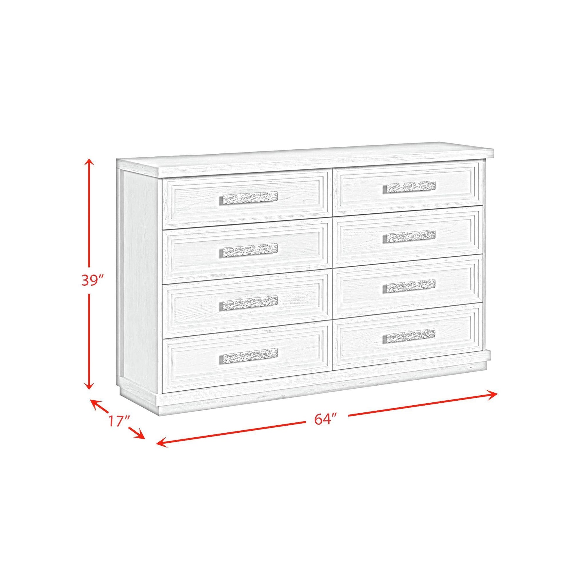Elements International Avalanche B - 11600 - 7 - DR 8 - Drawer Dresser - American Furniture of Slidell