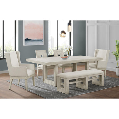 Elements International Avalanche D - 11600 - 7 - BN Dining Bench - American Furniture of Slidell