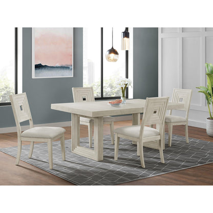 Elements International Avalanche D - 11600 - 7 - DT Rectangular Dining Table - American Furniture of Slidell