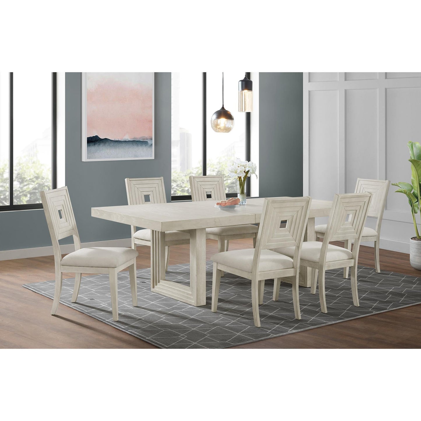 Elements International Avalanche D - 11600 - 7 - SC Dining Side Chair - American Furniture of Slidell