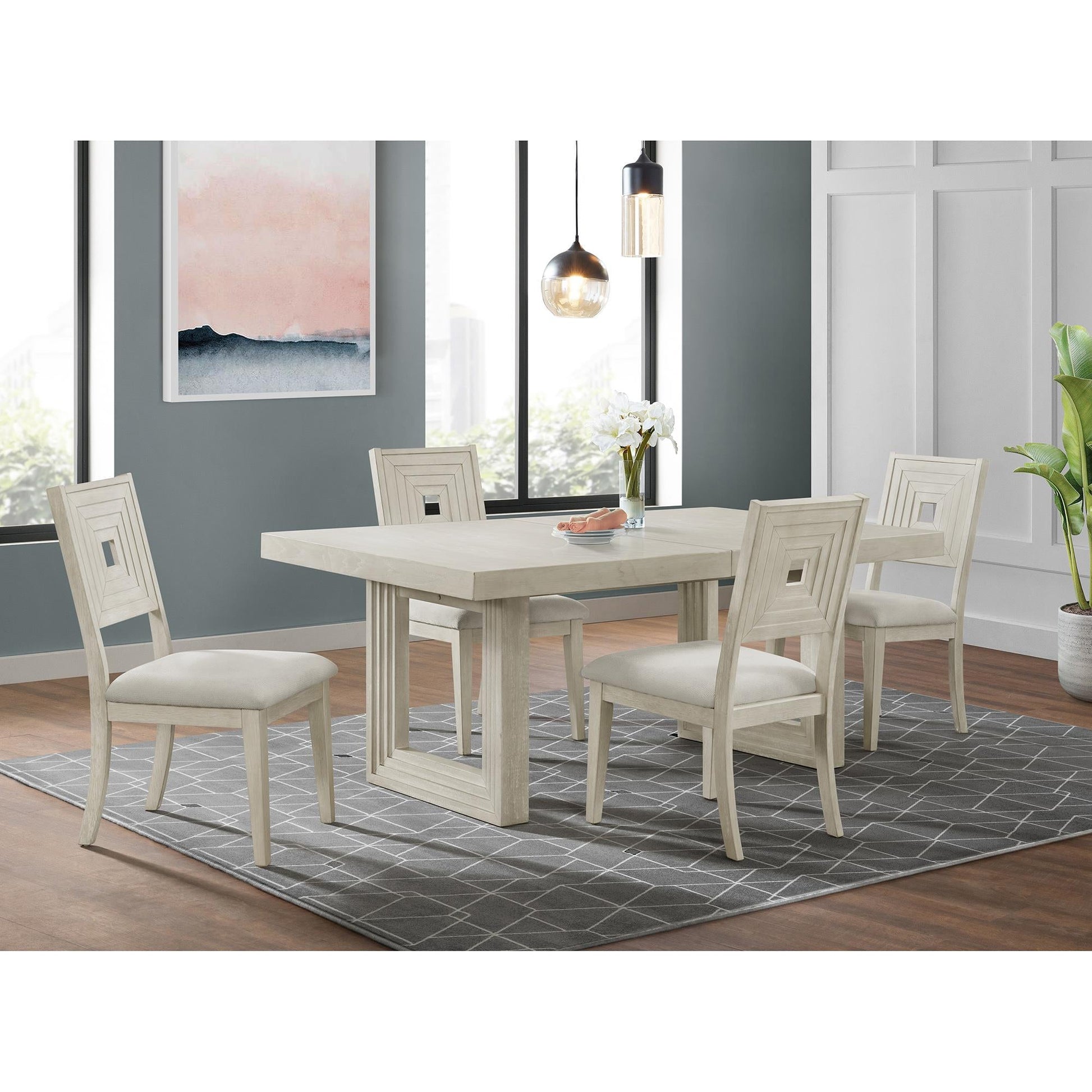 Elements International Avalanche D - 11600 - 7 - SC Dining Side Chair - American Furniture of Slidell