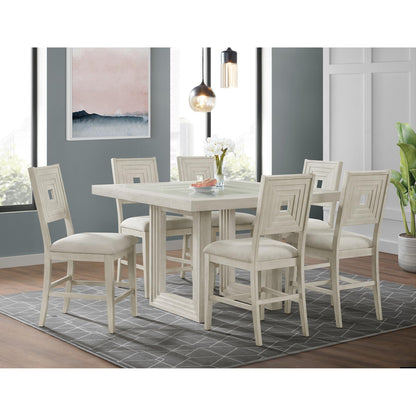 Elements International Avalanche D - 11600 - 7 - SCT Square Counter Table - American Furniture of Slidell