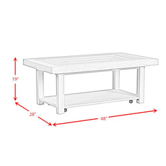 Elements International Avalanche T - 11600 - 7 - CT Coffee Table - American Furniture of Slidell
