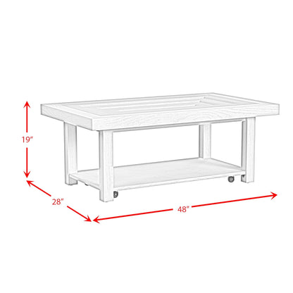 Elements International Avalanche T - 11600 - 7 - CT Coffee Table - American Furniture of Slidell
