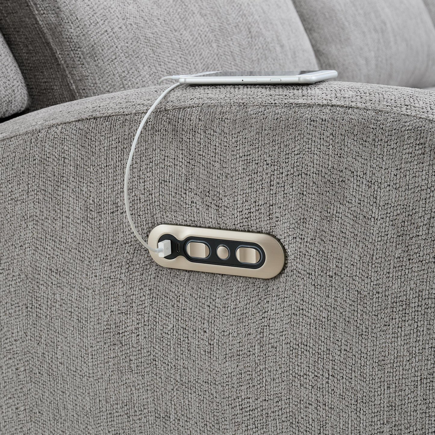 Elements International Avanti U - 5260 - 8650 - 105PP Power Recliner - American Furniture of Slidell