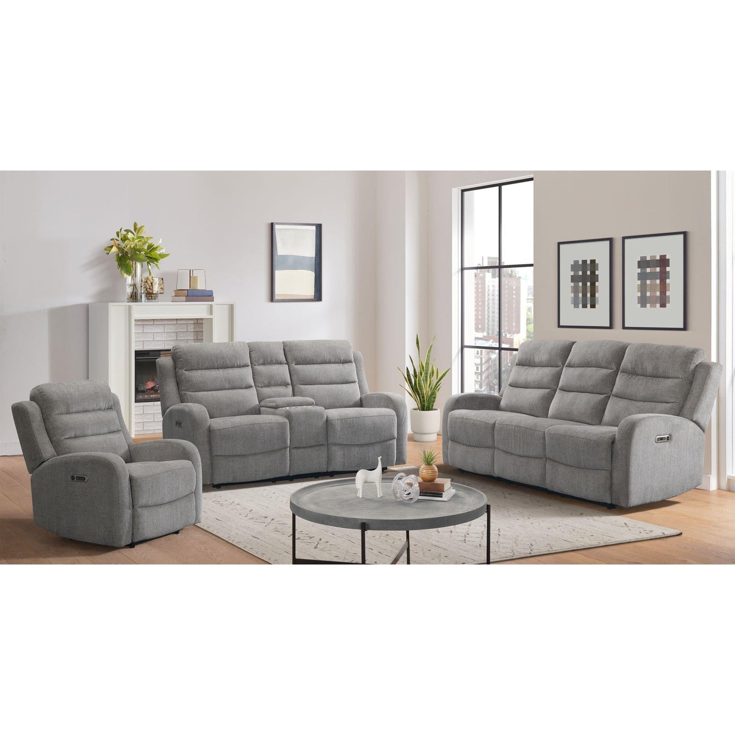 Elements International Avanti U - 5260 - 8650 - 285PP Power Motion Loveseat - American Furniture of Slidell