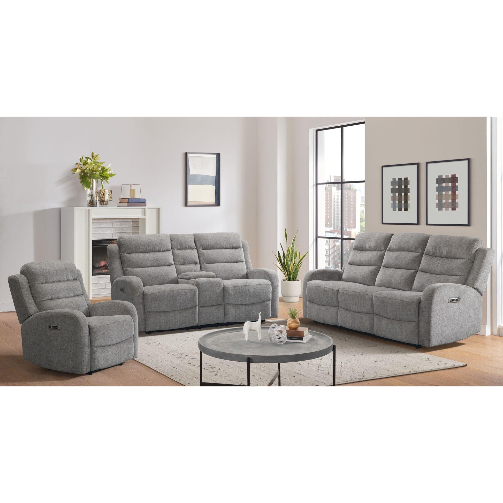Elements International Avanti U - 5260 - 8650 - 285PP Power Motion Loveseat - American Furniture of Slidell