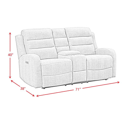 Elements International Avanti U - 5260 - 8650 - 285PP Power Motion Loveseat - American Furniture of Slidell
