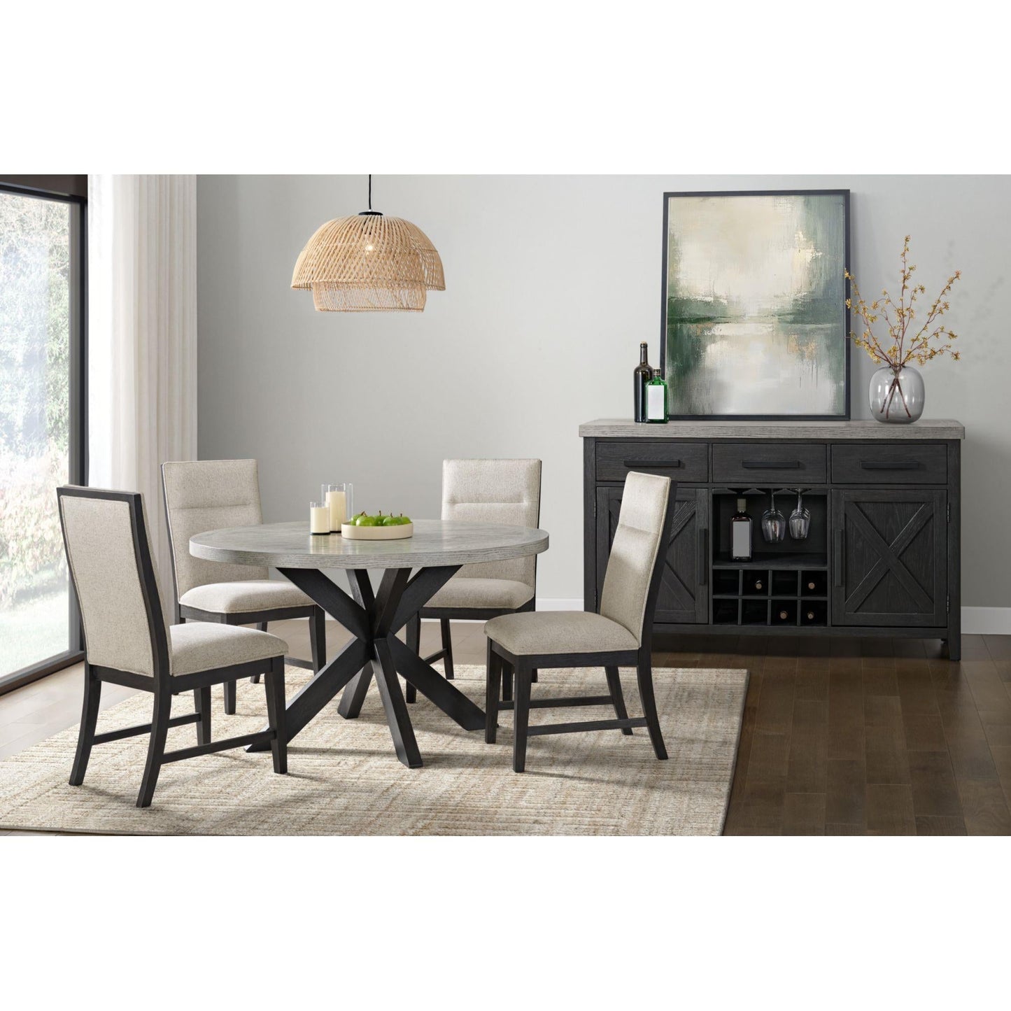 Elements International Axel D - 16680 - 5 - SV Server - American Furniture of Slidell
