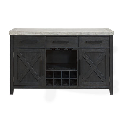 Elements International Axel D - 16680 - 5 - SV Server - American Furniture of Slidell