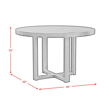 Elements International Bahama Breeze D - 16730 - 8 - RDT1 47.5" Round Dining Table - American Furniture of Slidell