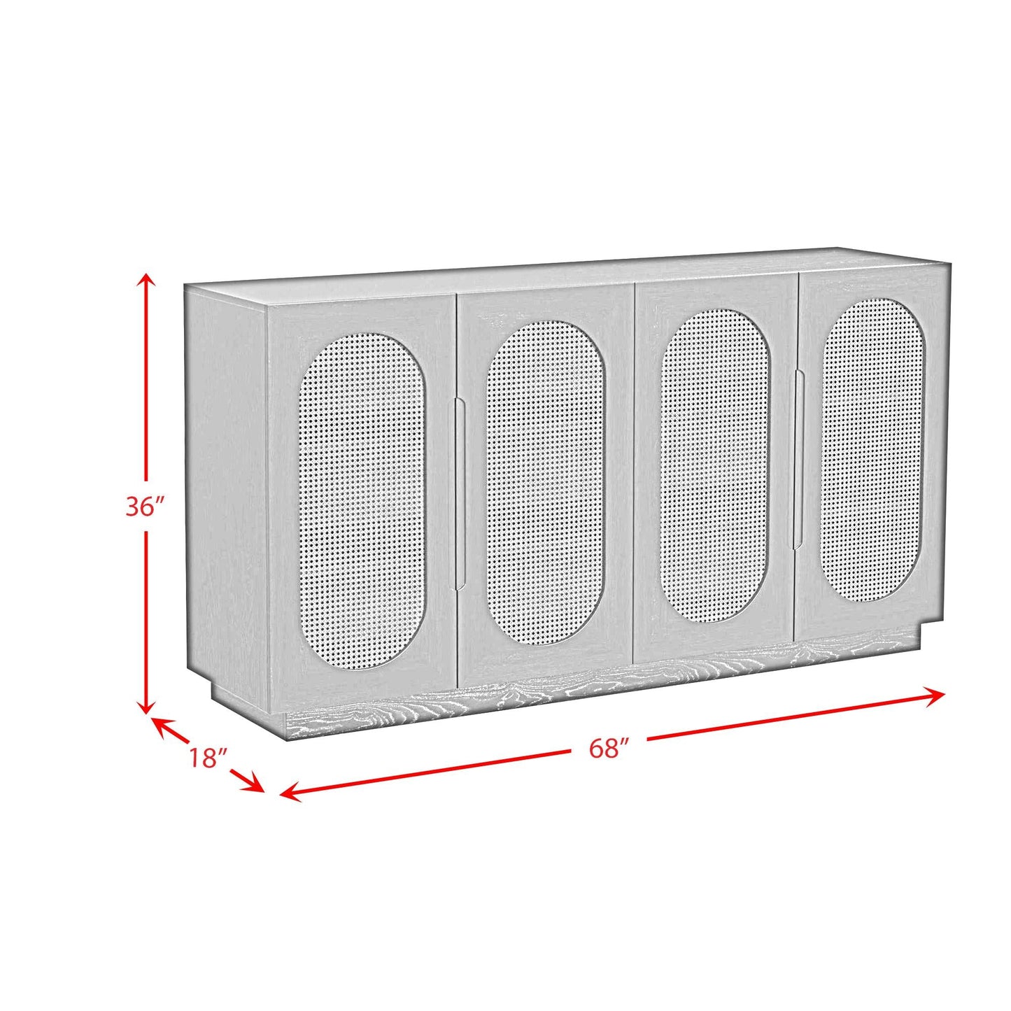 Elements International Bahama Breeze D - 16730 - 8 - SV Server - American Furniture of Slidell
