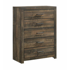 Elements International Bailey BY500 6 pc Queen Bookcase Bedroom Set - American Furniture of Slidell
