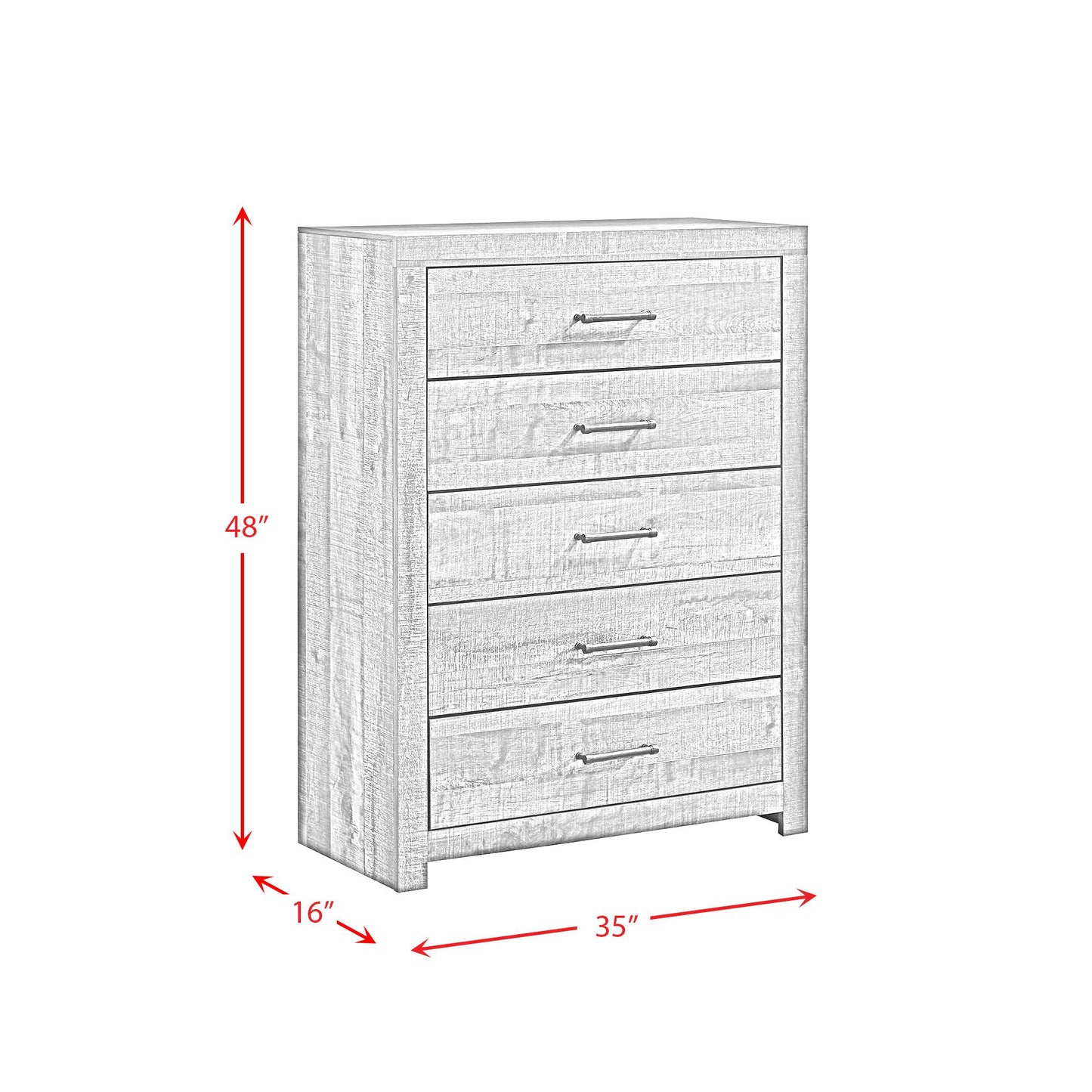 Elements International Bailey BY500CH Chest - American Furniture of Slidell