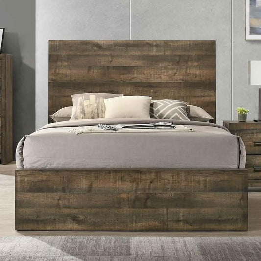 Elements International Bailey BY500KB King Panel Bed - American Furniture of Slidell
