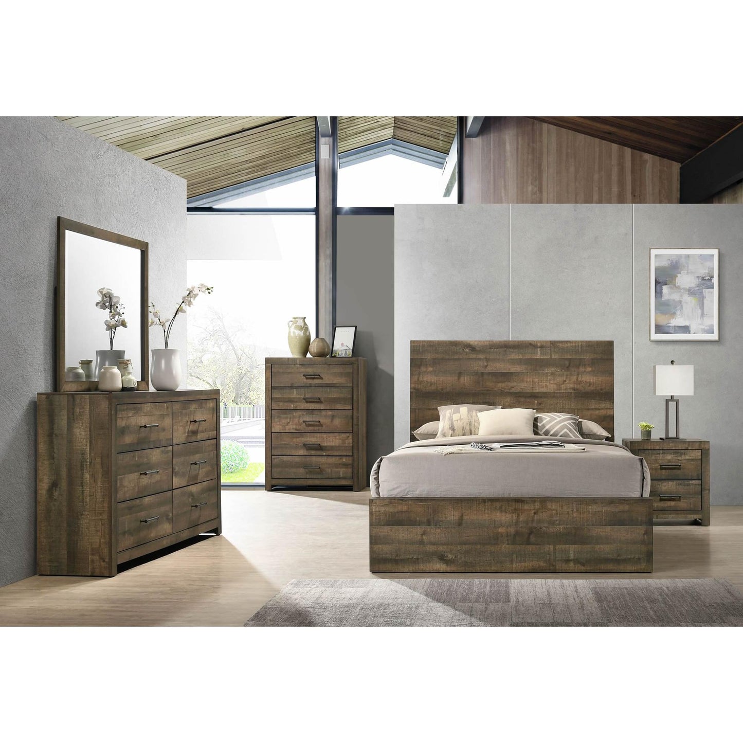 Elements International Bailey BY500NS Nightstand - American Furniture of Slidell