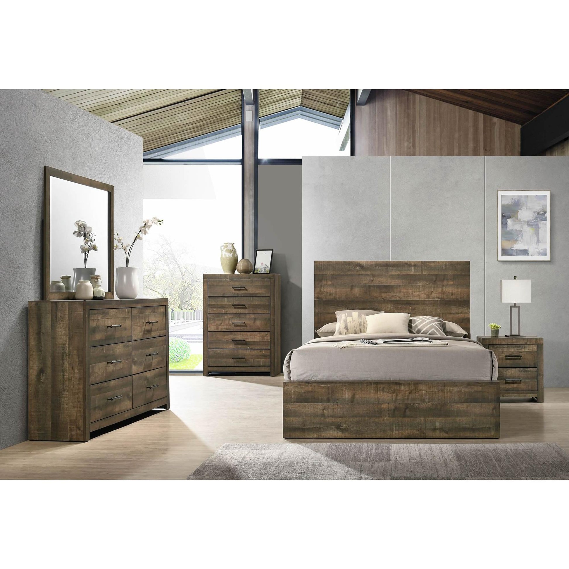 Elements International Bailey BY500NS Nightstand - American Furniture of Slidell