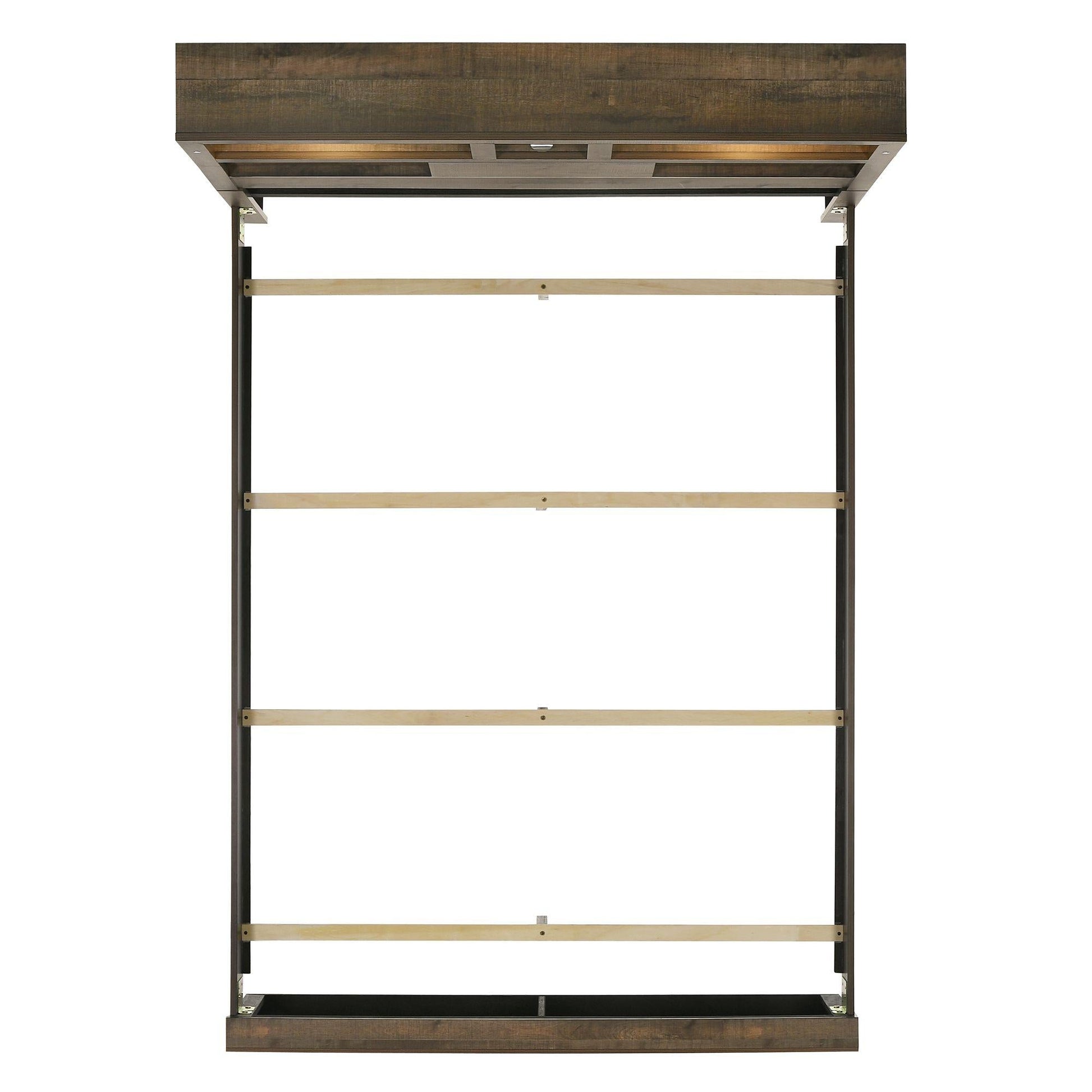 Elements International Bailey BY520FB Full Bookcase Bed with Bluetooth - American Furniture of Slidell