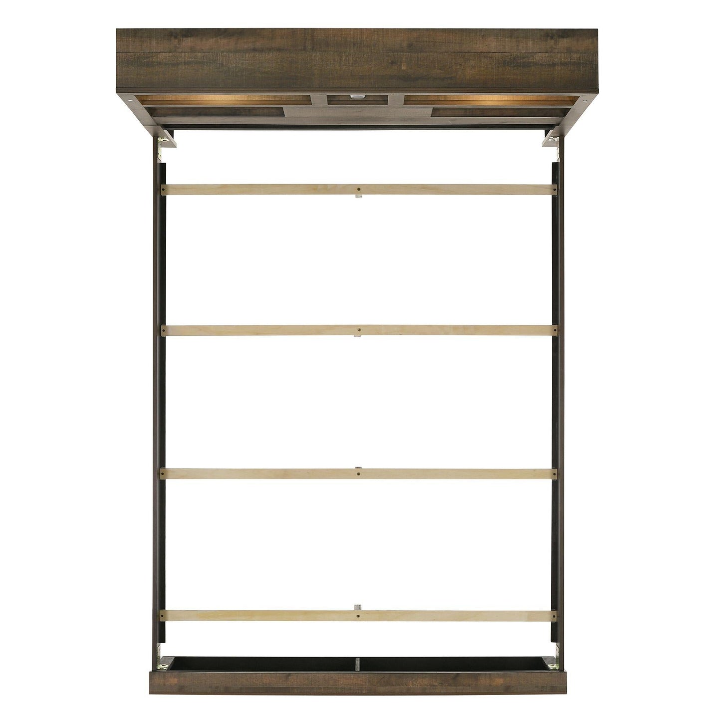 Elements International Bailey BY520QB Queen Bookcase Bed with Bluetooth - American Furniture of Slidell