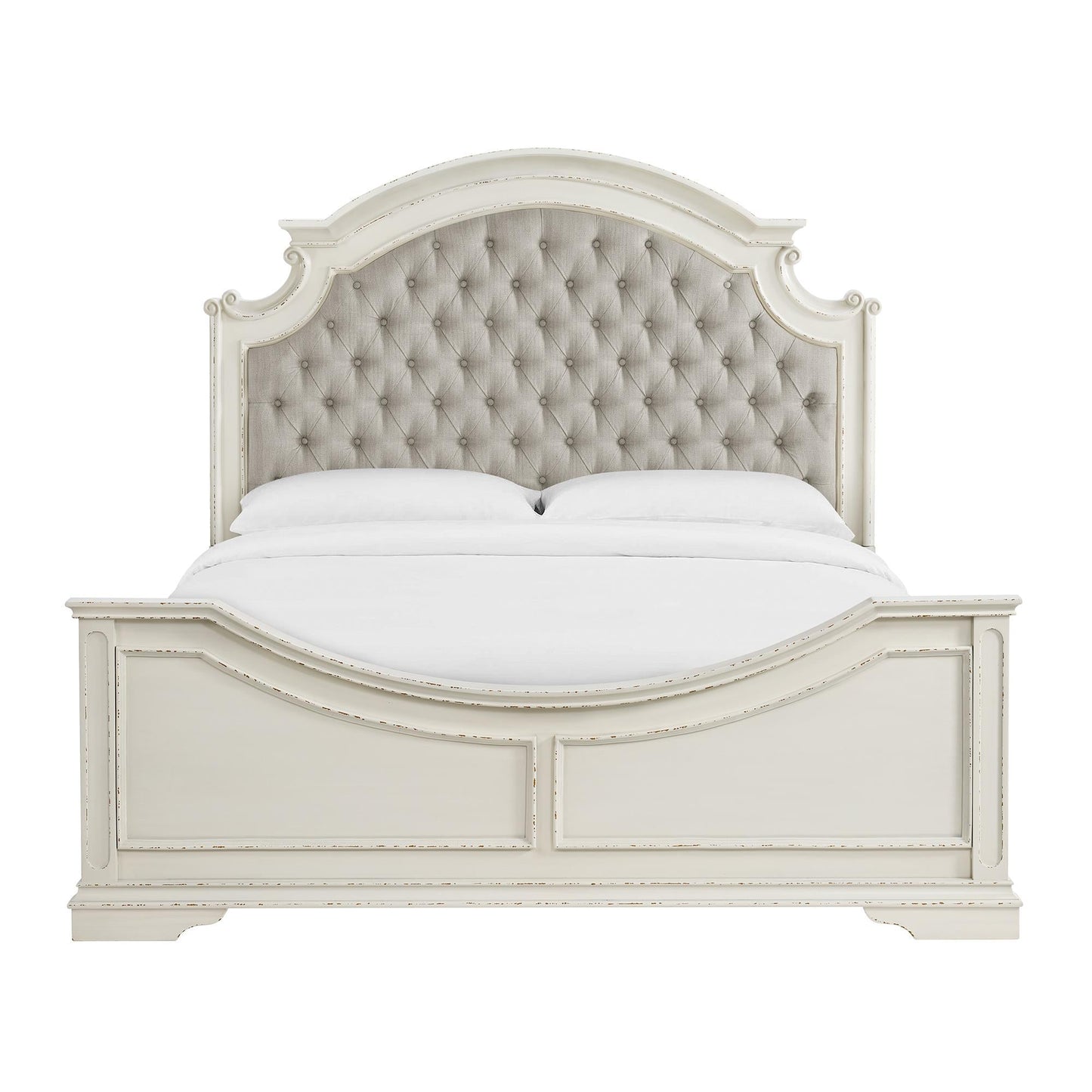 Elements International Bellevue B - 10600 - 7 - KUB King Upholstered Bed - American Furniture of Slidell