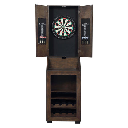 Elements International Bone GTBN100DBC S Dartboard Cabinet - American Furniture of Slidell