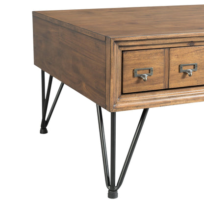 Elements International Boone TBN100CTE Coffee Table - American Furniture of Slidell