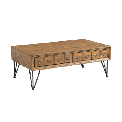 Elements International Boone TBN100CTE Coffee Table - American Furniture of Slidell