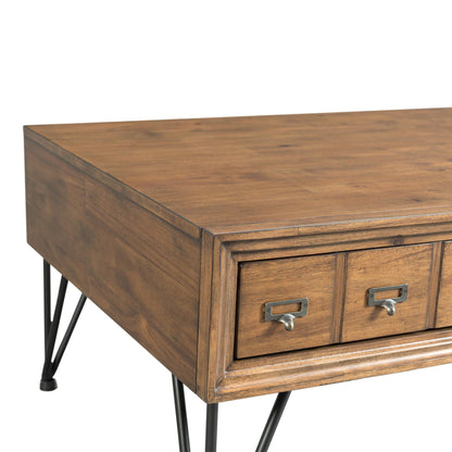 Elements International Boone TBN100STE Sofa Table - American Furniture of Slidell
